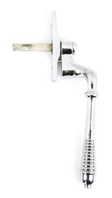 From The Anvil - Polished Chrome Reeded Espag - LH | Sku. 90332 | Trade Door Handles.