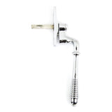 From The Anvil - Polished Chrome Reeded Espag - LH | Sku. 90332 | Trade Door Handles.