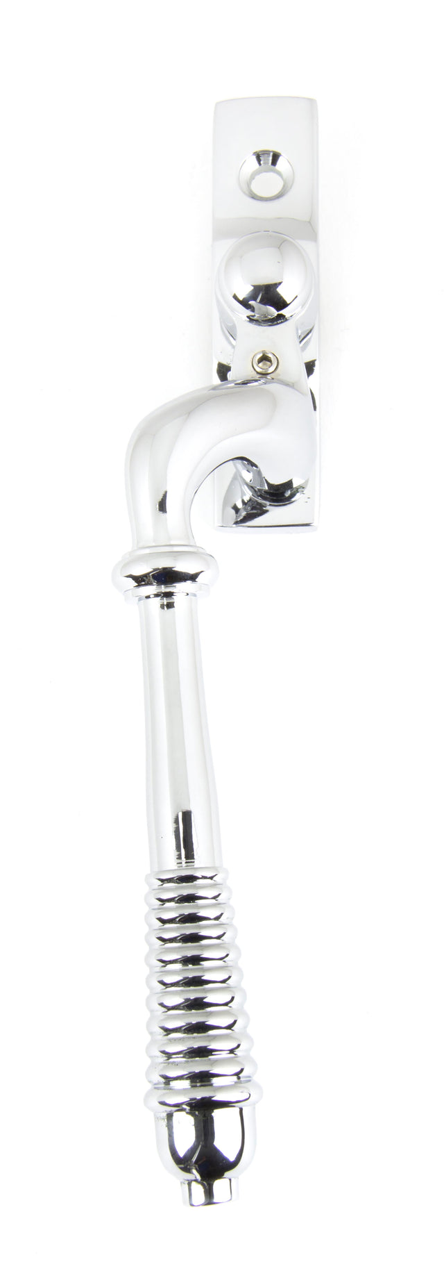 From The Anvil - Polished Chrome Reeded Espag - LH | Sku. 90332 | Trade Door Handles.