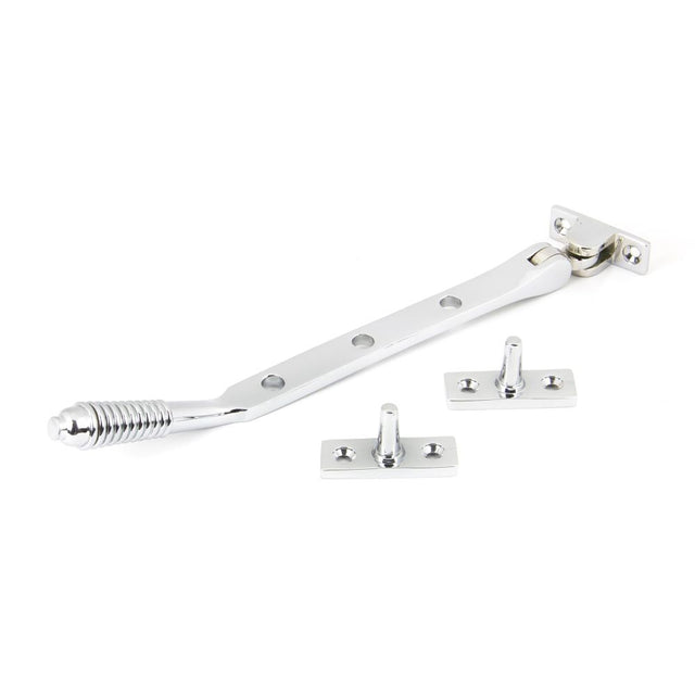 From The Anvil - Polished Chrome 8" Reeded Stay | Sku. 90333 | Trade Door Handles.