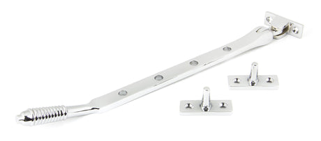 From The Anvil - Polished Chrome 10" Reeded Stay | Sku. 90334 | Trade Door Handles.