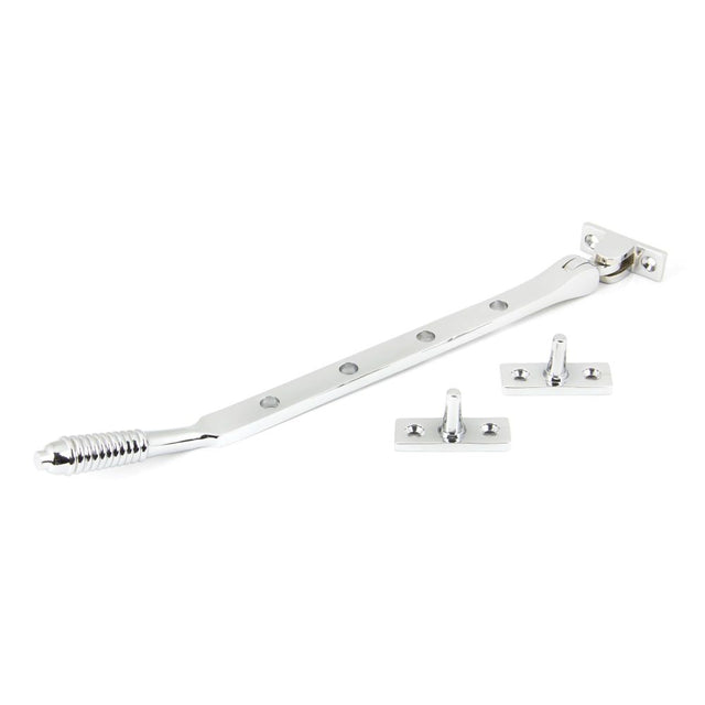 From The Anvil - Polished Chrome 10" Reeded Stay | Sku. 90334 | Trade Door Handles.