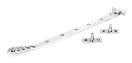 From The Anvil - Polished Chrome 12" Reeded Stay | Sku. 90335 | Trade Door Handles.