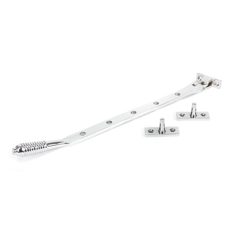 From The Anvil - Polished Chrome 12" Reeded Stay | Sku. 90335 | Trade Door Handles.