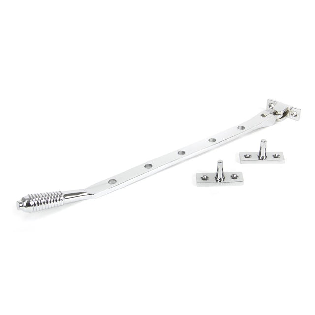 From The Anvil - Polished Chrome 12" Reeded Stay | Sku. 90335 | Trade Door Handles.