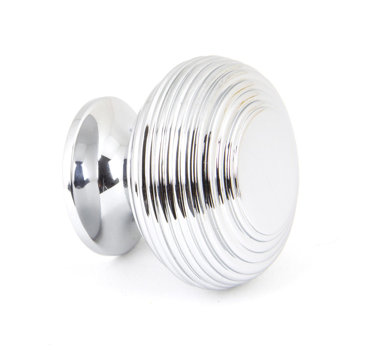 From The Anvil - Polished Chrome Beehive Cabinet Knob 40mm | Sku. 90336 | Trade Door Handles.