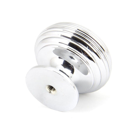 From The Anvil - Polished Chrome Beehive Cabinet Knob 40mm | Sku. 90336 | Trade Door Handles.