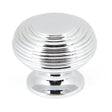From The Anvil - Polished Chrome Beehive Cabinet Knob 40mm | Sku. 90336 | Trade Door Handles.