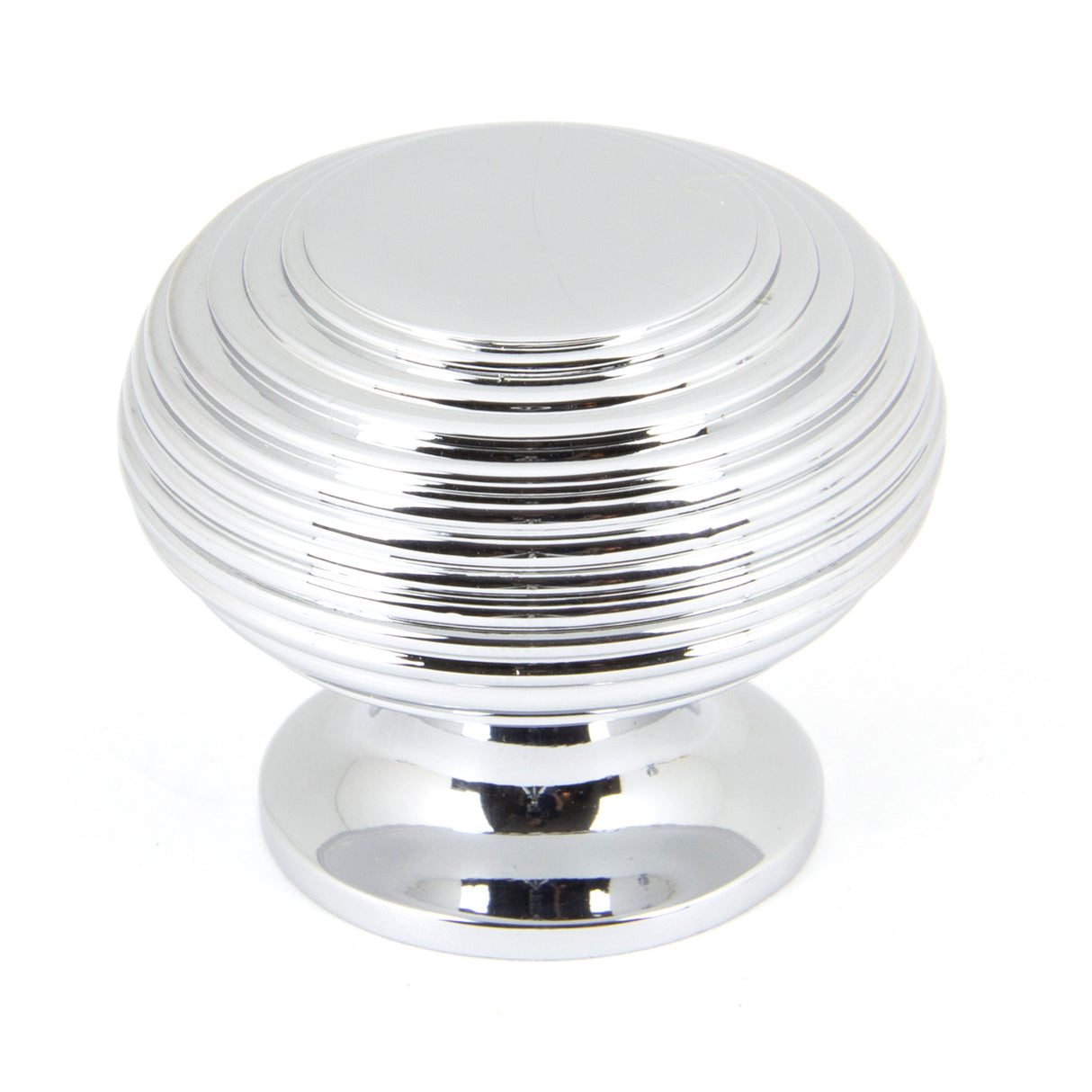 From The Anvil - Polished Chrome Beehive Cabinet Knob 40mm | Sku. 90336 | Trade Door Handles.