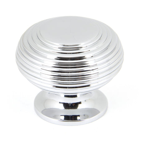 From The Anvil - Polished Chrome Beehive Cabinet Knob 40mm | Sku. 90336 | Trade Door Handles.
