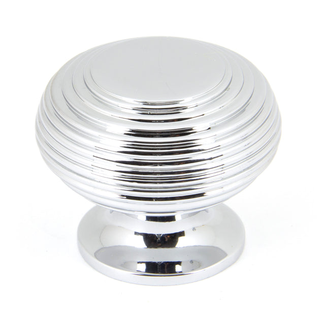 From The Anvil - Polished Chrome Beehive Cabinet Knob 40mm | Sku. 90336 | Trade Door Handles.