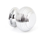 From The Anvil - Polished Chrome Beehive Cabinet Knob 30mm | Sku. 90337 | Trade Door Handles.