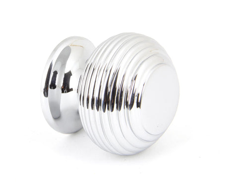 From The Anvil - Polished Chrome Beehive Cabinet Knob 30mm | Sku. 90337 | Trade Door Handles.