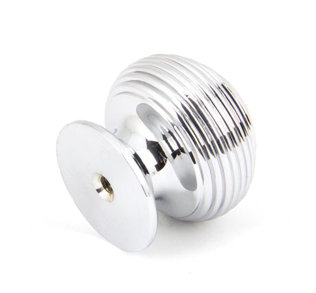 From The Anvil - Polished Chrome Beehive Cabinet Knob 30mm | Sku. 90337 | Trade Door Handles.