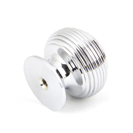 From The Anvil - Polished Chrome Beehive Cabinet Knob 30mm | Sku. 90337 | Trade Door Handles.