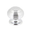 From The Anvil - Polished Chrome Beehive Cabinet Knob 30mm | Sku. 90337 | Trade Door Handles.