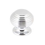 From The Anvil - Polished Chrome Beehive Cabinet Knob 30mm | Sku. 90337 | Trade Door Handles.