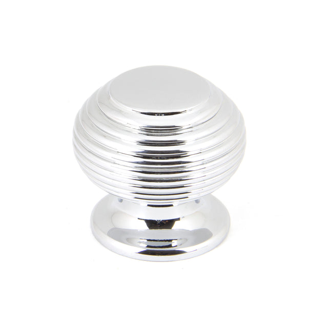 From The Anvil - Polished Chrome Beehive Cabinet Knob 30mm | Sku. 90337 | Trade Door Handles.