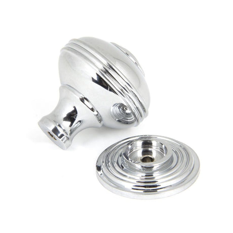 From The Anvil - Polished Chrome Prestbury Cabinet Knob 38mm | Sku. 90340 | Trade Door Handles.
