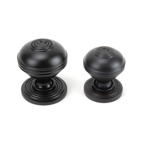 From The Anvil - Aged Bronze Prestbury Cabinet Knob 32mm | Sku. 90343 | Trade Door Handles.