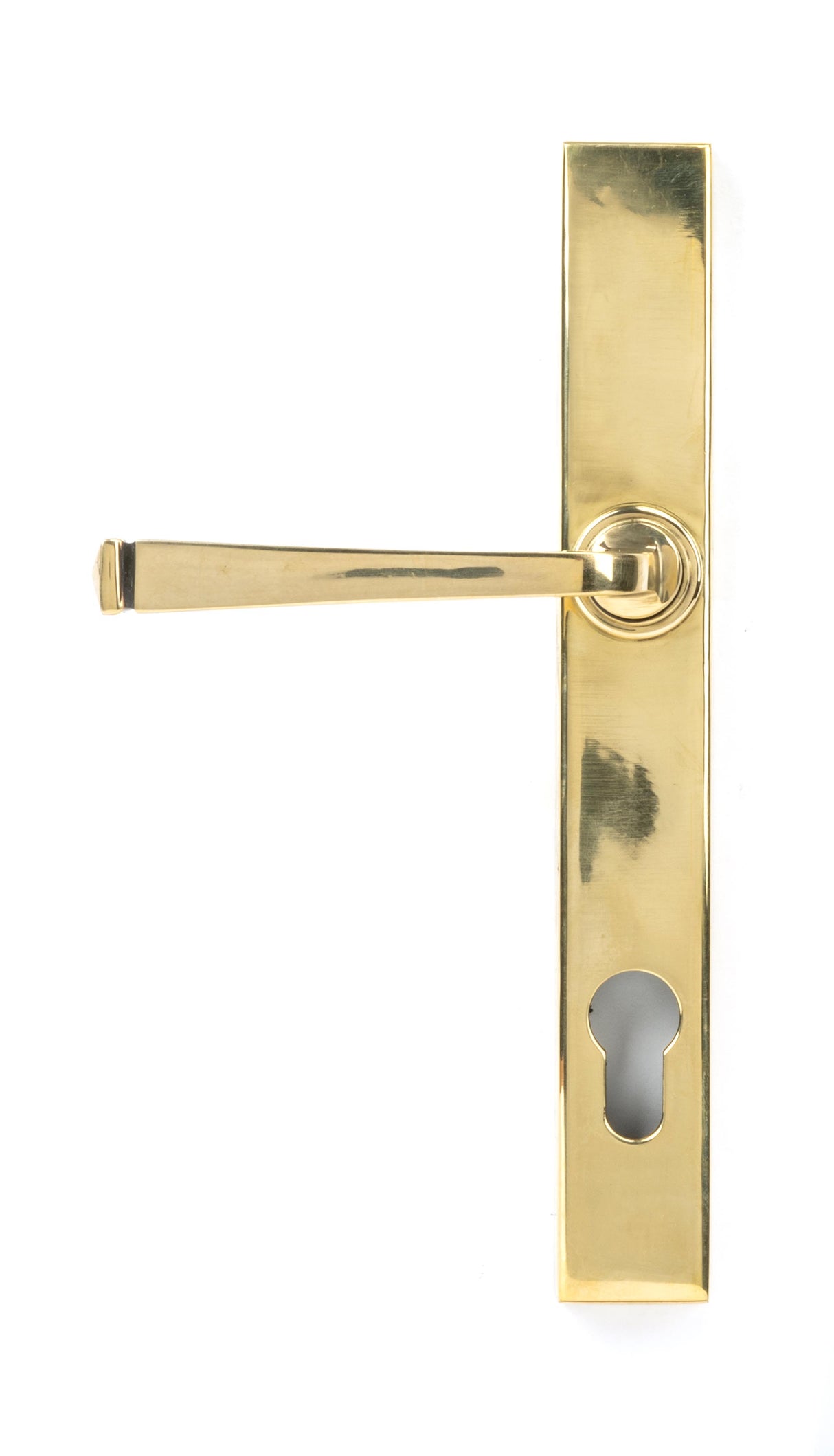 From The Anvil - Aged Brass Avon Slimline Lever Espag. Lock Set | Sku. 90354 | Trade Door Handles.