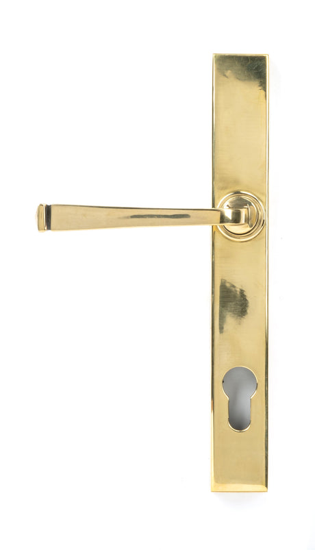 From The Anvil - Aged Brass Avon Slimline Lever Espag. Lock Set | Sku. 90354 | Trade Door Handles.