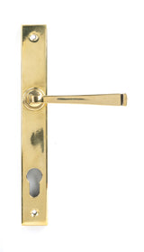From The Anvil - Aged Brass Avon Slimline Lever Espag. Lock Set | Sku. 90354 | Trade Door Handles.