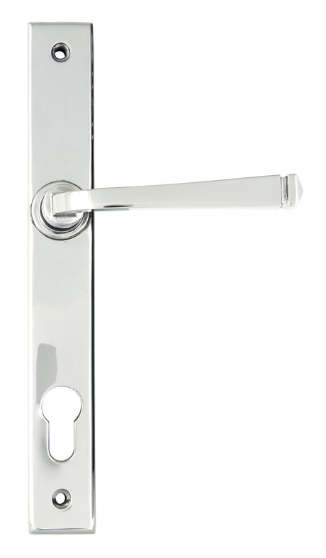 From The Anvil - Polished Chrome Avon Slimline Lever Espag. Lock Set | Sku. 90355 | Trade Door Handles.