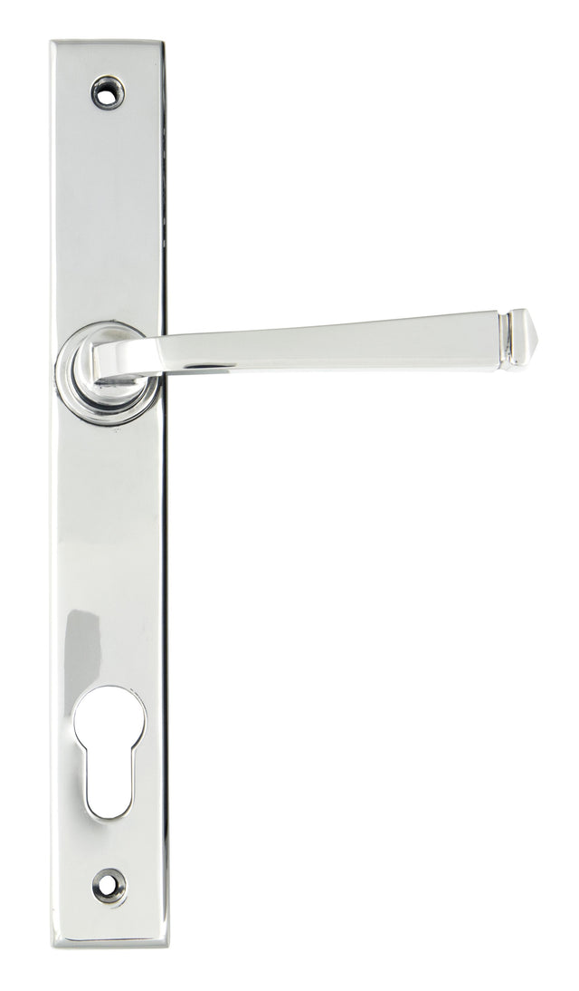 From The Anvil - Polished Chrome Avon Slimline Lever Espag. Lock Set | Sku. 90355 | Trade Door Handles.