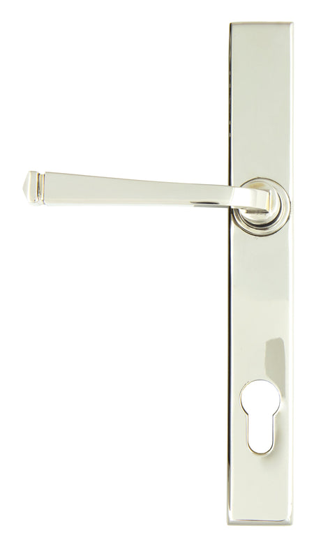 From The Anvil - Polished Nickel Avon Slimline Lever Espag. Lock Set | Sku. 90356 | Trade Door Handles.