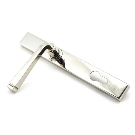 From The Anvil - Polished Nickel Avon Slimline Lever Espag. Lock Set | Sku. 90356 | Trade Door Handles.