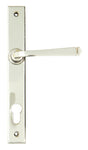 From The Anvil - Polished Nickel Avon Slimline Lever Espag. Lock Set | Sku. 90356 | Trade Door Handles.