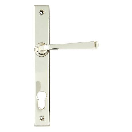 From The Anvil - Polished Nickel Avon Slimline Lever Espag. Lock Set | Sku. 90356 | Trade Door Handles.