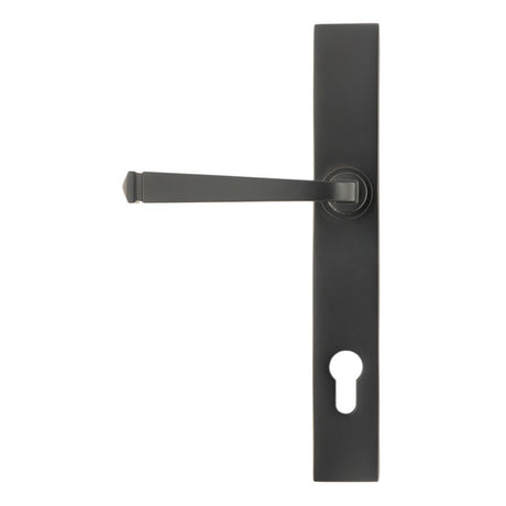 From The Anvil - Aged Bronze Avon Slimline Lever Espag. Lock Set | Sku. 90357 | Trade Door Handles.