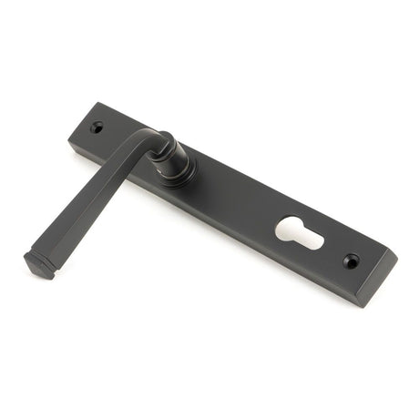 From The Anvil - Aged Bronze Avon Slimline Lever Espag. Lock Set | Sku. 90357 | Trade Door Handles.