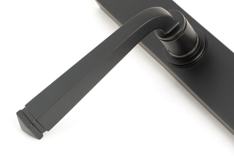 From The Anvil - Aged Bronze Avon Slimline Lever Espag. Lock Set | Sku. 90357 | Trade Door Handles.
