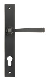 From The Anvil - Aged Bronze Avon Slimline Lever Espag. Lock Set | Sku. 90357 | Trade Door Handles.
