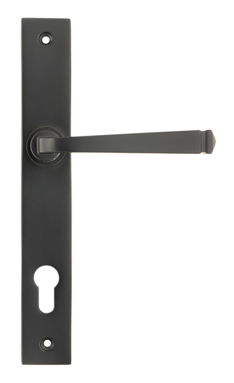 From The Anvil - Aged Bronze Avon Slimline Lever Espag. Lock Set | Sku. 90357 | Trade Door Handles.