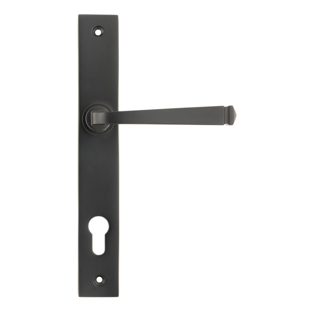 From The Anvil - Aged Bronze Avon Slimline Lever Espag. Lock Set | Sku. 90357 | Trade Door Handles.