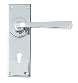 From The Anvil - Polished Chrome Avon Lever Lock Set | Sku. 90359 | Trade Door Handles.