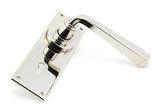 From The Anvil - Polished Nickel Avon Lever Lock Set | Sku. 90360 | Trade Door Handles.