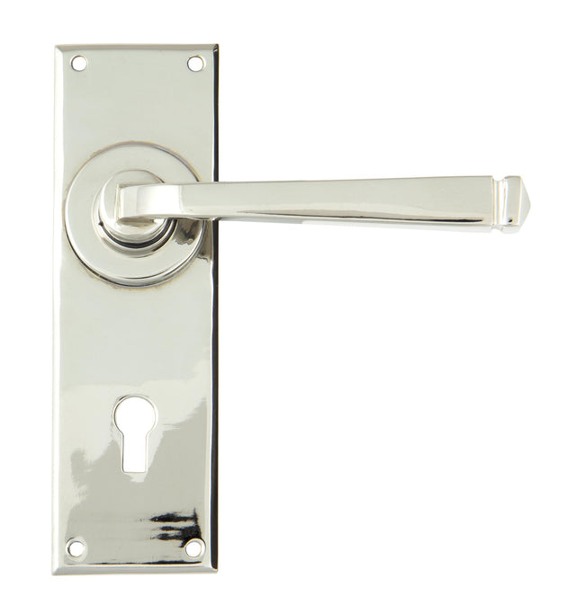 From The Anvil - Polished Nickel Avon Lever Lock Set | Sku. 90360 | Trade Door Handles.