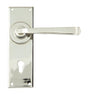 From The Anvil - Polished Nickel Avon Lever Lock Set | Sku. 90360 | Trade Door Handles.
