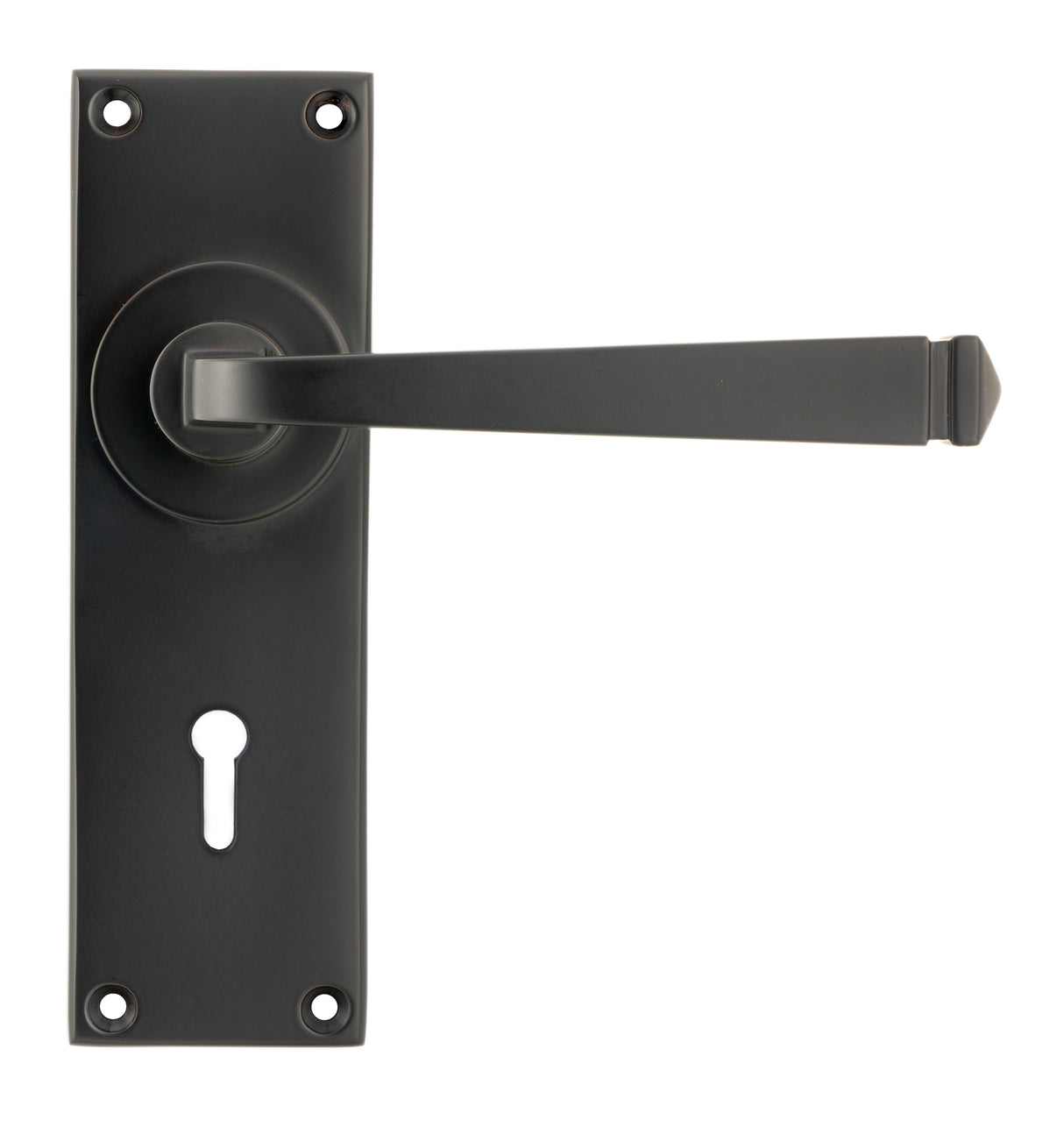 From The Anvil - Aged Bronze Avon Lever Lock Set | Sku. 90361 | Trade Door Handles.