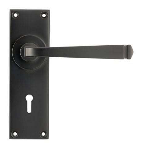 From The Anvil - Aged Bronze Avon Lever Lock Set | Sku. 90361 | Trade Door Handles.