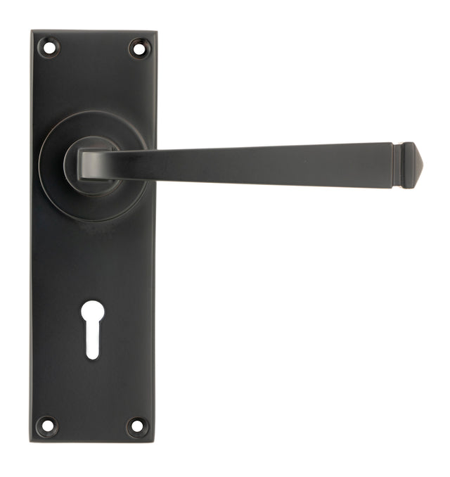 From The Anvil - Aged Bronze Avon Lever Lock Set | Sku. 90361 | Trade Door Handles.