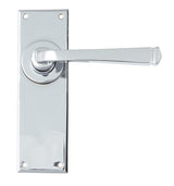 From The Anvil - Polished Chrome Avon Lever Latch Set | Sku. 90363 | Trade Door Handles.