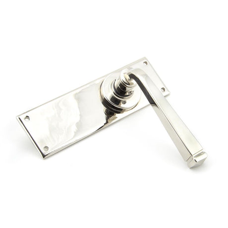 From The Anvil - Polished Nickel Avon Lever Latch Set | Sku. 90364 | Trade Door Handles.