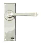 From The Anvil - Polished Nickel Avon Lever Latch Set | Sku. 90364 | Trade Door Handles.