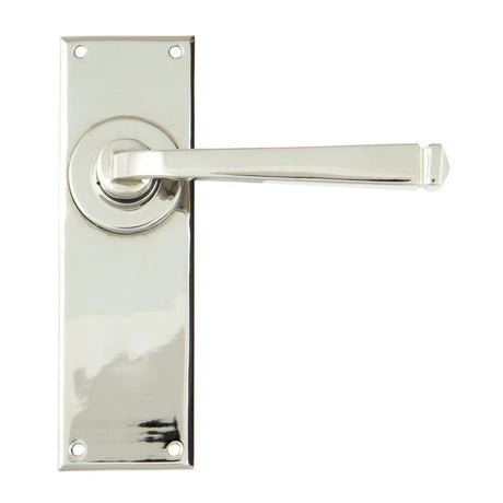 From The Anvil - Polished Nickel Avon Lever Latch Set | Sku. 90364 | Trade Door Handles.